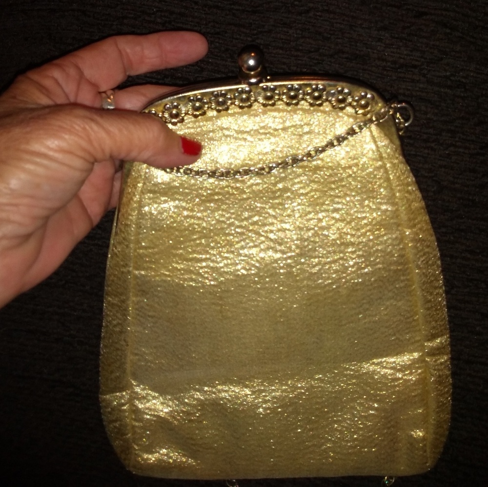 Vintage Wearwell gold tone evening bag purse - Picture 3 of 7